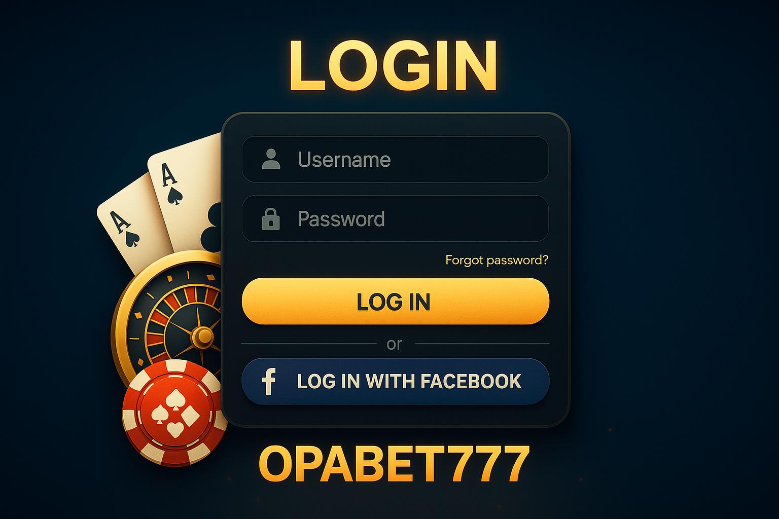 Login no Cassino OPABET777